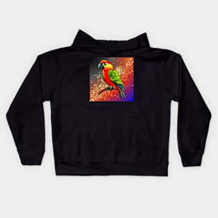 Colourful Parrot Kids Hoodie